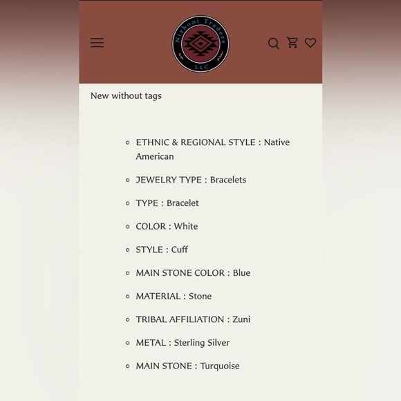 Infant turquoise bracelet - Picture 5 of 6